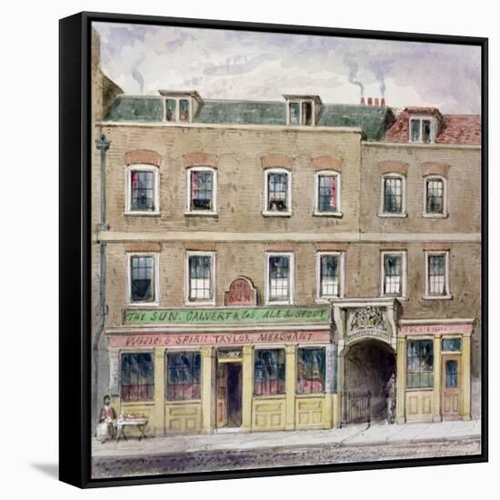 Curriers' Hall, 1850-John Burell Read-Framed Stretched Canvas