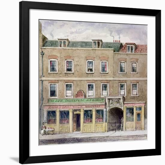 Curriers' Hall, 1850-John Burell Read-Framed Giclee Print