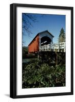 Currin Covered Bridge-Ike Leahy-Framed Premium Photographic Print