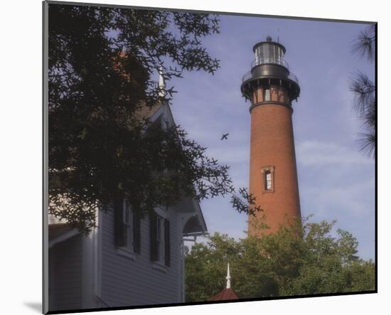 Currituck Light I-Steve Hunziker-Mounted Art Print