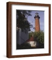 Currituck Light II-Steve Hunziker-Framed Art Print