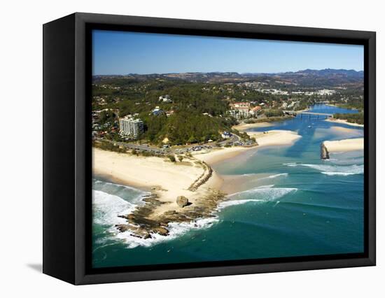 Currumbin Creek, Gold Coast, Australia-David Wall-Framed Stretched Canvas