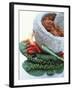 Curry Paste in a Mortar and Assorted Spices-Peter Medilek-Framed Photographic Print