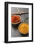 Curry Powder and Chilli Powder in Scale Pans-Eising Studio - Food Photo and Video-Framed Photographic Print