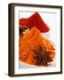 Curry Powder and Paprika, Star Anise-null-Framed Photographic Print