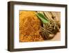 Curry Powder, Star Anise and Cinnamon Sticks-Foodcollection-Framed Photographic Print