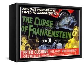 Curse Of Frankenstein, 1957-null-Framed Stretched Canvas