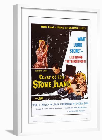 Curse of the Stone Hand-null-Framed Art Print