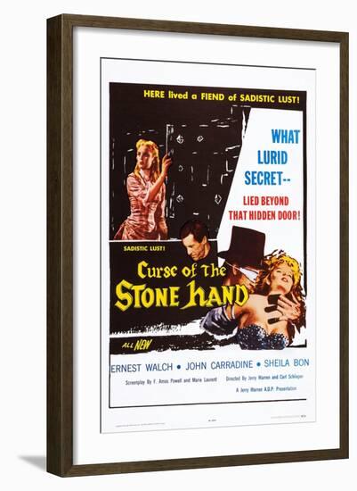 Curse of the Stone Hand-null-Framed Art Print