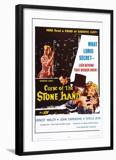 Curse of the Stone Hand-null-Framed Art Print