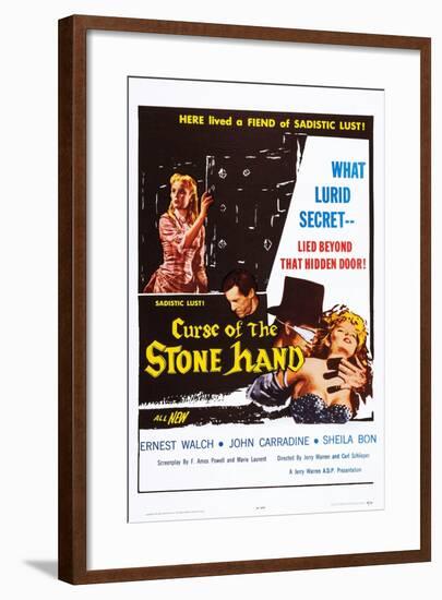 Curse of the Stone Hand-null-Framed Art Print