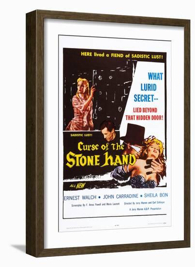 Curse of the Stone Hand-null-Framed Art Print
