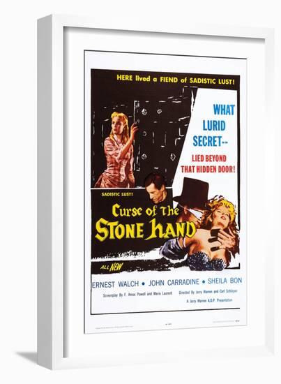 Curse of the Stone Hand-null-Framed Art Print