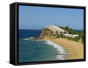 Curtain Bluff Hotel, Curtain Bluff, Antigua, Leeward Islands, West Indies, Caribbean-Lightfoot Jeremy-Framed Stretched Canvas