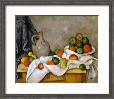 Curtain, Jug and Bowl of Fruit, 1893-1894' Giclee Print - Paul Cézanne |  AllPosters.com