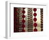 Curtain of Chinese New Year Decorations Frame Victoria Harbour from Tsim Sha Tsui, in Hong Kong-Andrew Watson-Framed Photographic Print