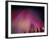 Curtains of Colorful Northern Lights Above Fairbanks, Alaska, USA-Hugh Rose-Framed Photographic Print