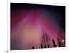 Curtains of Colorful Northern Lights Above Fairbanks, Alaska, USA-Hugh Rose-Framed Photographic Print