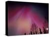 Curtains of Colorful Northern Lights Above Fairbanks, Alaska, USA-Hugh Rose-Stretched Canvas