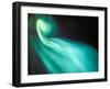 Curtains of Green Aurora in the Northern Sky, Arctic Coastal Plain, Alaska, USA-Hugh Rose-Framed Photographic Print