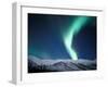 Curtains of Green Northern Lights Above the Brooks Range, Alaska, USA-Hugh Rose-Framed Photographic Print