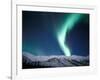 Curtains of Green Northern Lights Above the Brooks Range, Alaska, USA-Hugh Rose-Framed Photographic Print