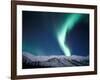 Curtains of Green Northern Lights Above the Brooks Range, Alaska, USA-Hugh Rose-Framed Photographic Print