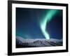 Curtains of Green Northern Lights Above the Brooks Range, Alaska, USA-Hugh Rose-Framed Photographic Print