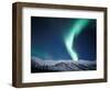 Curtains of Green Northern Lights Above the Brooks Range, Alaska, USA-Hugh Rose-Framed Photographic Print