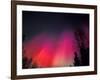 Curtains of Northern Lights above Fairbanks, Alaska, USA-Hugh Rose-Framed Photographic Print