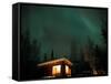 Curtains of Northern Lights above Fairbanks, Alaska, USA-Hugh Rose-Framed Stretched Canvas