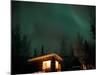 Curtains of Northern Lights above Fairbanks, Alaska, USA-Hugh Rose-Mounted Photographic Print