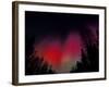 Curtains of Northern Lights above Fairbanks, Alaska, USA-Hugh Rose-Framed Photographic Print