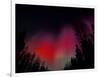 Curtains of Northern Lights above Fairbanks, Alaska, USA-Hugh Rose-Framed Photographic Print