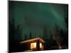 Curtains of Northern Lights above Fairbanks, Alaska, USA-Hugh Rose-Mounted Photographic Print