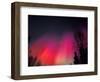 Curtains of Northern Lights above Fairbanks, Alaska, USA-Hugh Rose-Framed Photographic Print