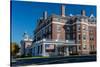 Curtis Hotel, Lenox, Mass. - New England - Berkshires Autumn-null-Stretched Canvas