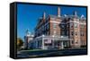 Curtis Hotel, Lenox, Mass. - New England - Berkshires Autumn-null-Framed Stretched Canvas
