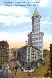 The L.C. Smith Tower, Seattle, U.S.A., C1910S-Curtis & Miller-Giclee Print