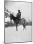 Curtis: Scout, 1908-Edward S Curtis-Mounted Giclee Print