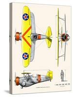 Curtiss BF2C-1 Hawk-John T. McCoy Jr.-Stretched Canvas