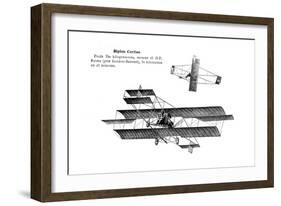 Curtiss Biplane, 20th Century-null-Framed Giclee Print