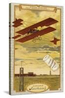 Curtiss Biplane Competing for the Gordon Bennett Trophy-null-Stretched Canvas