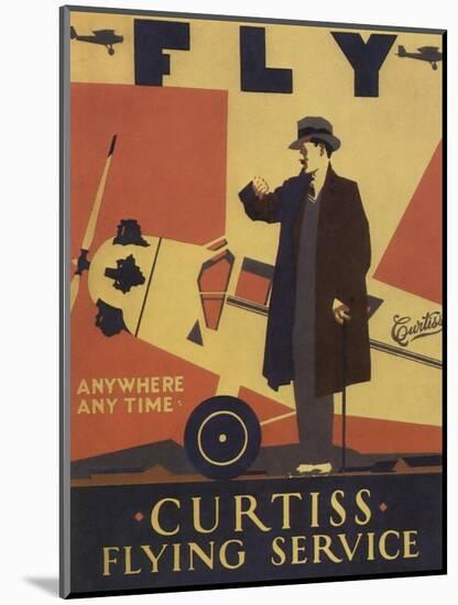 Curtiss Flying Service-null-Mounted Giclee Print