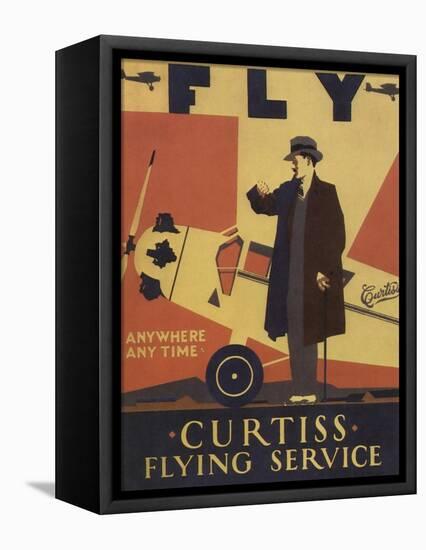 Curtiss Flying Service-null-Framed Stretched Canvas