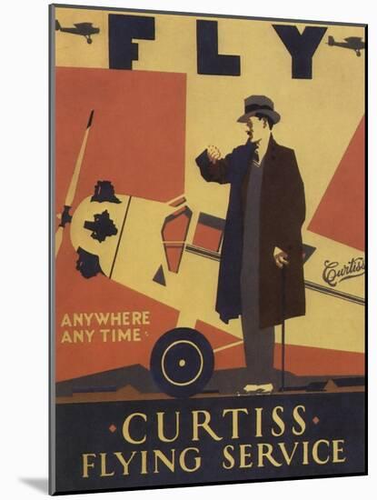 Curtiss Flying Service-null-Mounted Giclee Print