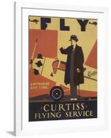 Curtiss Flying Service-null-Framed Giclee Print