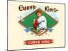 Curve King-null-Mounted Art Print