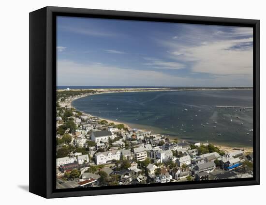 Curve of Cape Cod, Provincetown, Cape Cod, Massachusetts, USA-Walter Bibikow-Framed Stretched Canvas