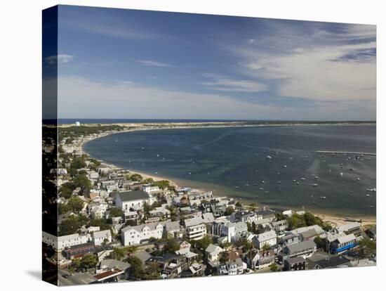 Curve of Cape Cod, Provincetown, Cape Cod, Massachusetts, USA-Walter Bibikow-Stretched Canvas